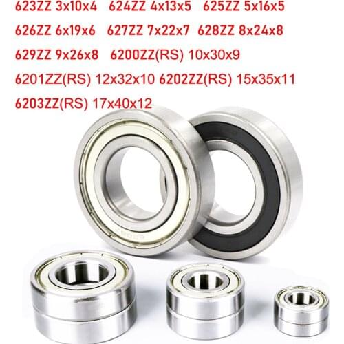 1PC 2PCS 4PCS S623ZZ S624ZZ S625 S626 S627 S628 S629 S6200 S6202 S6201 S6203 440 Stainless Steel Ball Bearing