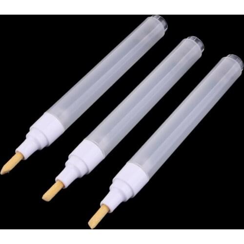 3 Piece 4.5mm Flat Tips Clear Watercolor Fluorescence Oil Acrylic Paint Marker Pen Ink Fountain Refills Empty Blank Pen Tube