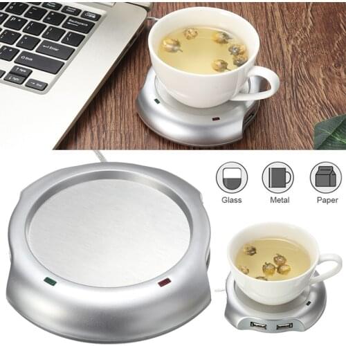 5V Hot Drink Mug Warmer Pad Electric ABS Milk Tea Coffee Cup Mug Heating Pad Warmer Mat Constant Temperature for Drinking