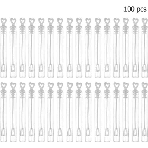 60/100 pcs Bubble Maker Empty Bottles Creative Wedding Party Decoration Empty Bubble Soap Bottles Prop Kids Funny Toys