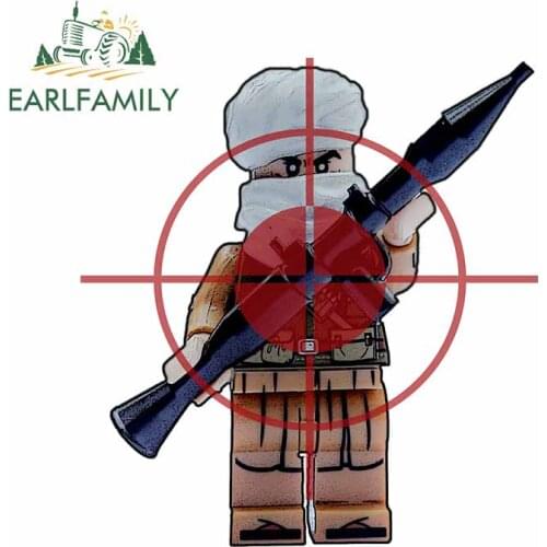 EARLFAMILY 13cm x 11.9cm for Taliban Target Camper Car Stickers Truck Motorcycle Waterproof Decal Bumper Window Car Assessoires