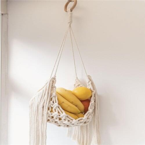 Macrame Basket plant hanger fruit basket
