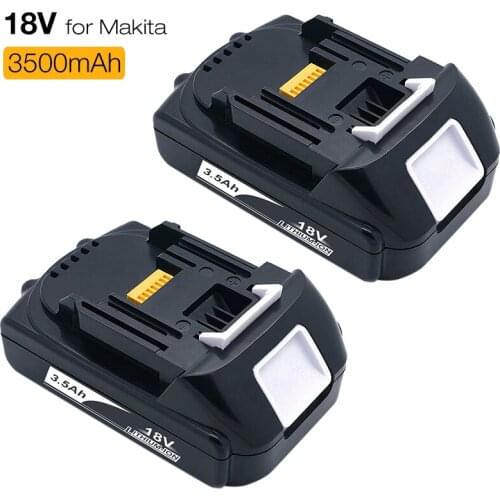 Li-Ion 3.5Ah Rechargeable Replacement for Makita 18V Battery BL1860 BL1850 BL1840 BL1830 BL1860B BL1835 194204-5 LXT-400 Tools