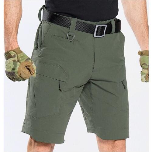 Outdoor Camping Hiking Climbing Mens Shorts Tactical Training Quick-dry Male Army Fans Breathable Pants Fishing Short Trousers