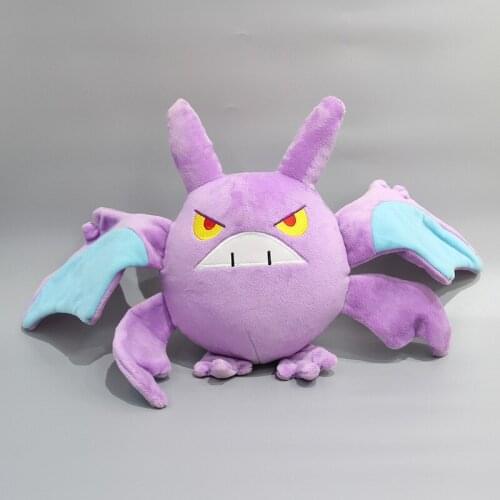 Anime Games Pokemon CROW-bat Soft Plush Toy Stuffed Doll Gift for Child 23CM