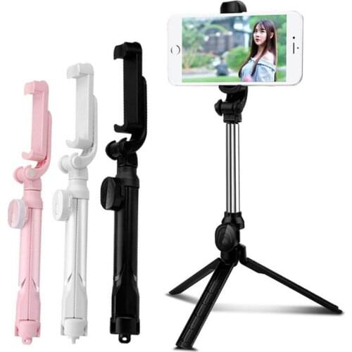 The New XT10 Universal Aluminum Alloy Home Selfie stick Tripod Mount Bracket Holder Stand interface For iPhone Xiaomi Huawei