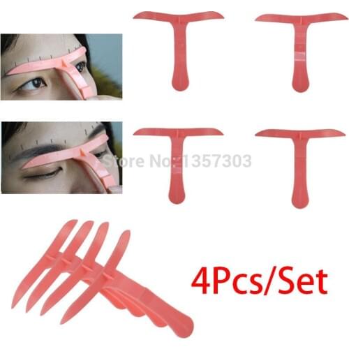 New Hot Korea Eyebrow Makeup Stencils Template Model Permanent Tattoo Eyebrow Shaping Drawing Make Up Cosmetic Tool