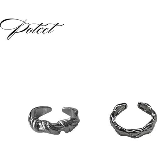 POTCET Rings Adjustable Vintage Simplicity Female Jewelry Geometric Trend