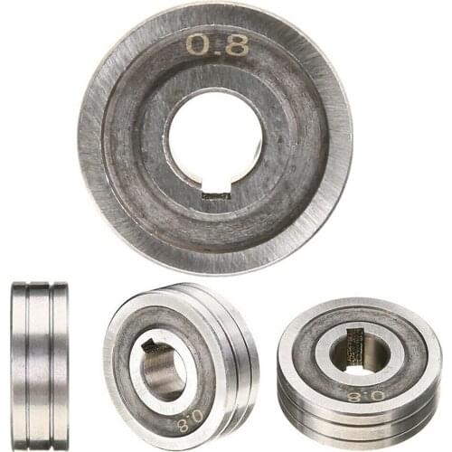 2PCS V-Groove Mig Welder Wire Feed Drive Roller Roll Parts Knurled Groove