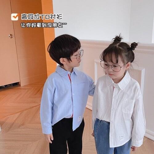 Blue Jean Spring Summer Boys Blouses Shirts Kids Children Clothing Top Overcoat Costume Sport Beach Cotton School High Quality