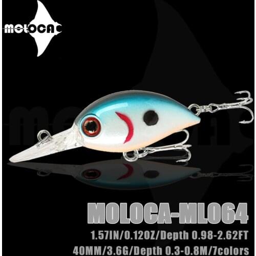 Fishing Lure Crankbait Weights 3.6g 40mm Floating 0.3-0.8m Wobblers Pesca Accesorios For Black Minnow Fish Tackle Angeln Leurre