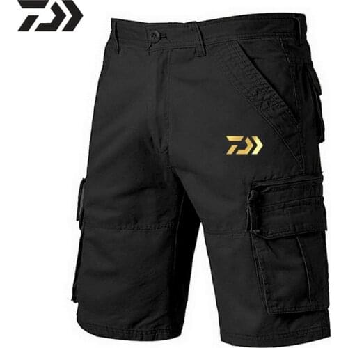 2021 New Daiwa Fishing Shorts Summer Sport Cotton Quick Dry Men Fishing Clothing Plus Size DAWA Breathable Fishing Pants
