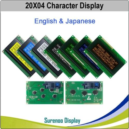Serial IIC I2C TWI 2004 204 20*4 English & Japanese Character LCD Module Display Panel Screen for Arduino