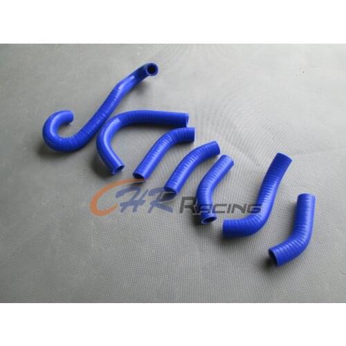 Silicone Radiator BLUE Hose for 1984-1988 1985 1986 1987 HUSQVARNA HUSKY WR400/XC400/CR430/WR430/XC430