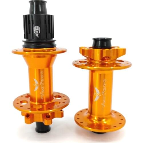 Orange Hub MTB Hub 32 Holes Bike Bicycle Hub Aluminum Alloy Cube Mountain Bike Hub Bicycle Wheel 8-12V VENFORT M350 DT swiss