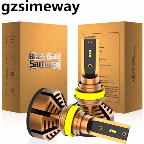 Super bright Car H4 LED H7 H9 H11 H1 9005 HB3 9006 HB4 Headlight ZES Chip 4000K 5000K 6000K Auto fog light Automobiles Lamp 12V