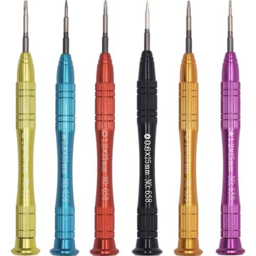 High Quality Metal 0.8 1.2 P5 Pentalobe T3 T4 Slot Type Screwdriver Phillips Ph00 Opening Repair Tools for Phone Game Wholesale