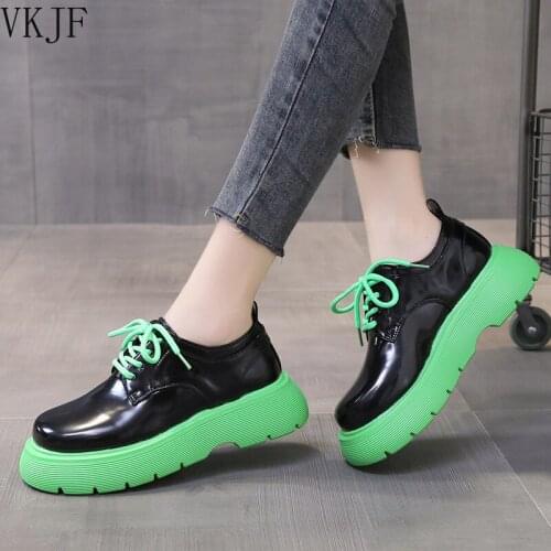 2021 New Spring Autumn Flats Lace Up Fashion Cozy Motorcycle Women Shoes Platform Ankle Casual Boots Dress Sneakers