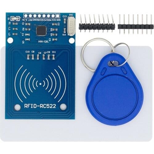 1pcs MFRC-522 RC522 RFID RF IC card sensor module to send Fudan card,Rf module keychain