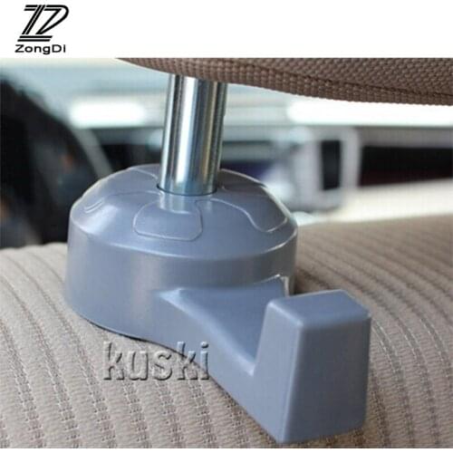 ZD 2pcs Car Back Seat Hooks Car Styling for Toyota c-hr Kia sportage Peugeot 3008 Honda civic Hyundai tucson 2017 Accessories