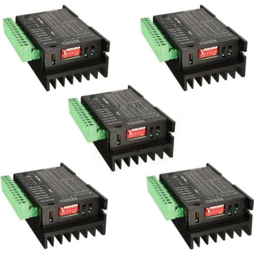 5PCS CNC Single Axis 4A TB6600 Stepper Motor Drivers Controller