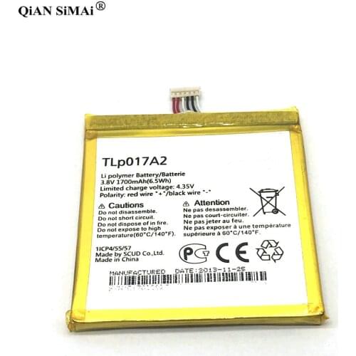 1700mAh Battery TLp017A1 For Alcatel OT6012 One Touch Idol Mini 6012D 6012X 6012A 6012W TLp017A2 Mobile Phone Replacement