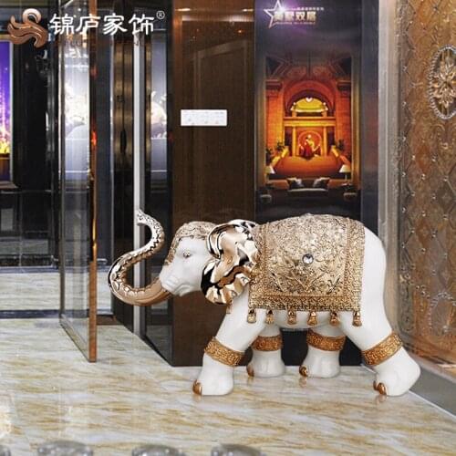 Large elephant furnishing European floor decoration hotel shop company opening gifts business gifts home accessories