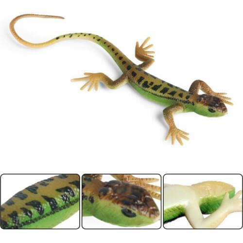 Simulation Lizard Models Plastic Forest Wild Animal Decor Home Ornaments Reptile Gift Model Figurine Pvc Toys For Kids P6J7
