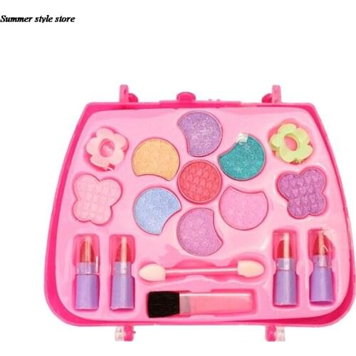 Pretend Play Girls Kit Safe Non-toxic Toys Princess Makeup Set Kids Beauty Safety Toy For Children Girl Makeup Box