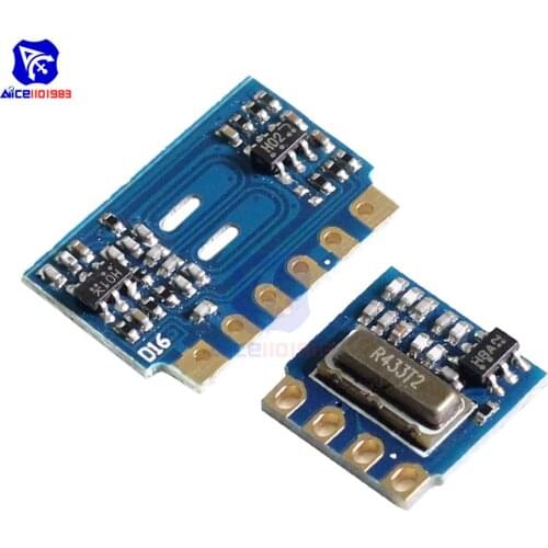 Diymore H5V4D 433Mhz Wireless Receiver Module with H34A 433MHz Transmitter Module ASK Remote Transceiver Passthrough