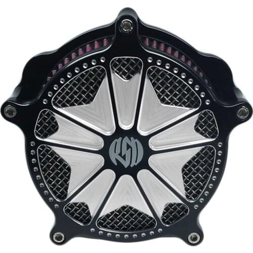 RSD Motorcycle Intake Air Cleaner Filter Kit For Harley Sportster 883 XL 1200 Softail Dyna Touring Road King Street Glide FLST F