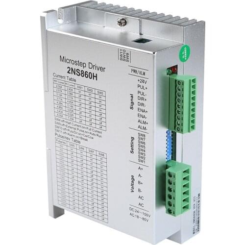 86mm Nema23 Stepper driver 2NS860H with stepper motor 86BG65 hold torque 3.5Nm length 65mm for 3D printer