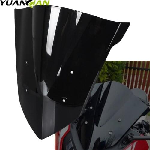 Motorcycle Double Bubble Windshield Windscreen For 2014 - 2017 2016 Honda CBR650F CBR 650F 650 F 14 15 16 17 18 2015 2016 2017