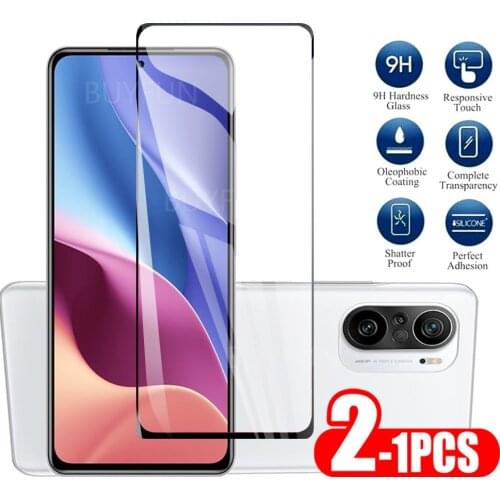 1-2PCS For Xiaomi Redmi K40 Pro Screen Touch Glass Protector On For redmi k40 pro plus phone Protector Screen Tempered Glass