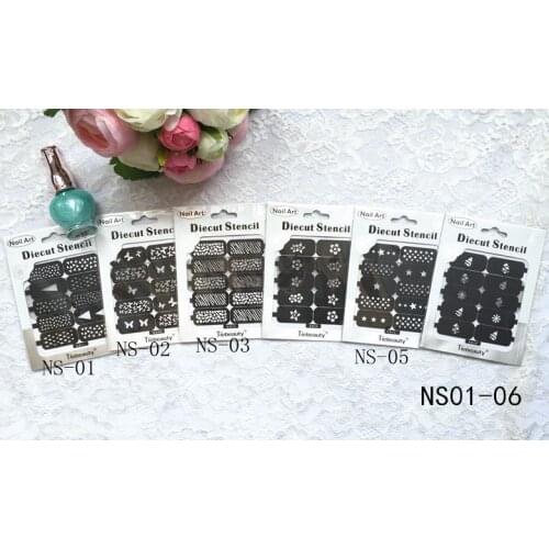 1PC Nail Art Stencil Sticker Nail Art Template Sticker Mixed Nail Art Cute Sticker Nail Art Sticker NS01-24