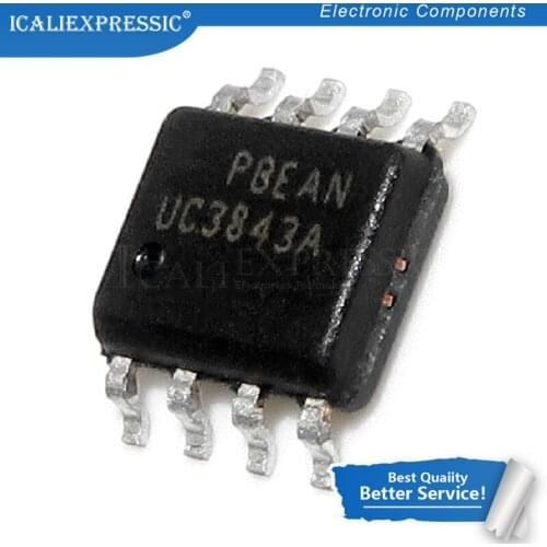 10PCS UC3843A SOP8 UC3843B SOP UC3843 3843B 3843A SOP-8