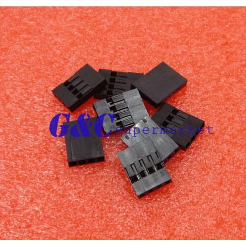 1000pcs 4P Dupont Jumper Wire Cable House Female Pin Connector 2.54mm Pitch diy electronics