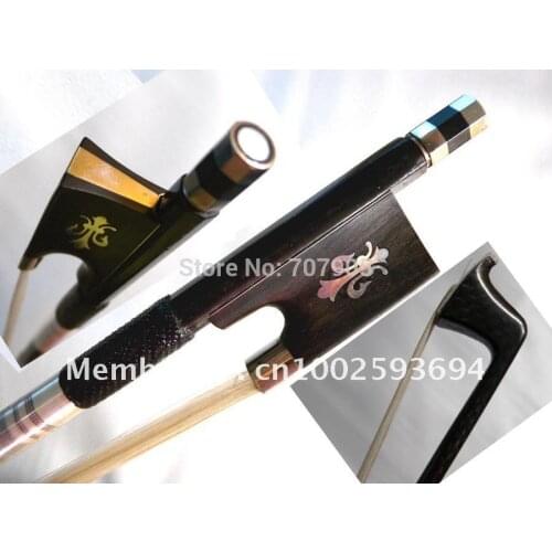 4/4 Violin Bow Pure Carbon fiber Fast Action Straight Top Horse Hair