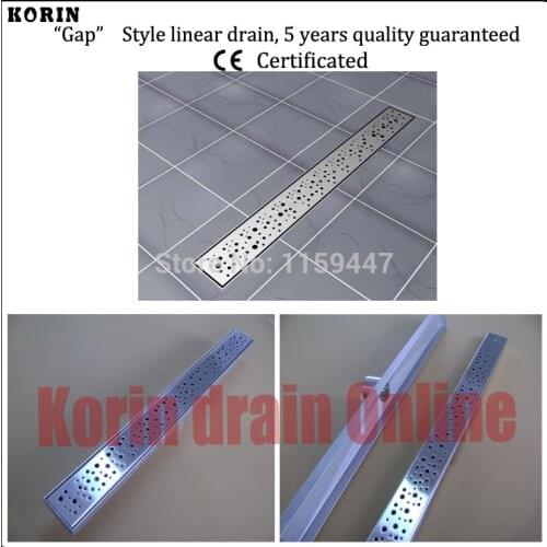 600mm "Bubble" Style Stainless Steel 304 Linear Shower Drain, Vertical Drain, Floor Waste, Long floor drain, Shower channel