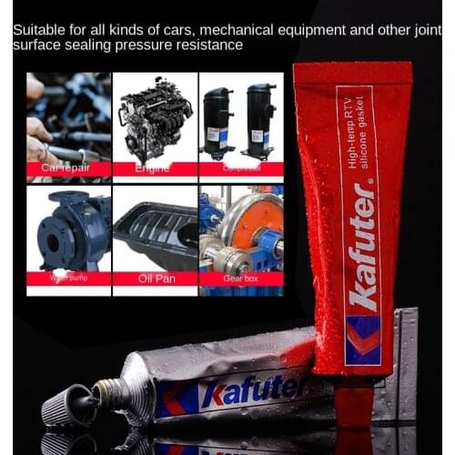 85g K-583 /K-586 /K-588 Silver Black red Silicone Free-Gasket Waterproof To Oil Resist High Temperature Sealant Repairing Glue