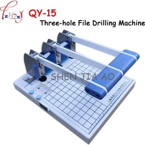 A4 size three hole drilling machine manual three holes strong punching machine all-metal drilling machine 1pc
