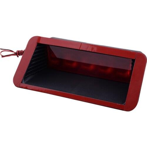 Beler Universal Car 5 LED Warning Rear High Mount Lever 3RD Brake Stop Tail Light Lamp