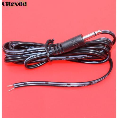 Cltgxdd 3.5mm Mono Stereo Headset male Plug with cable 2 pole 3.5 mm Audio Jack Adapter Connector length:1.5m