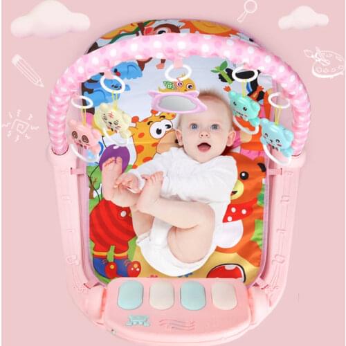 Baby Pedal piano for children Music piano Fitness frame toy Climbing mat Newborn musical instrument Appease piano WYW