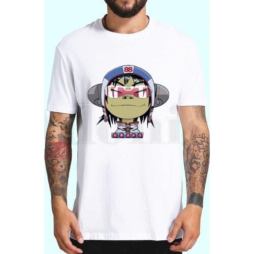 Gorillaz Rock Band ChakaKhan Noodle Murdoc Russel T Shirts Fashion Men and Women Tops T-shirt Short Sleeve Unisex Tshirt