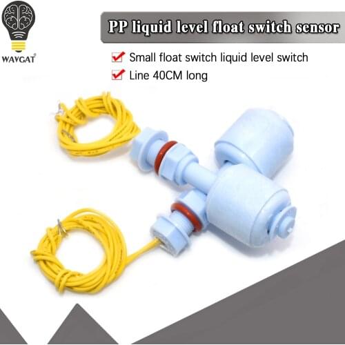 52mm PP Liquid Water Level Sensor Horizontal Float Switch Down
