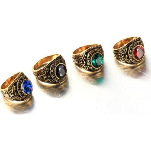 Golden Casting titanium steel ring The memorial Ring United States Army Ring