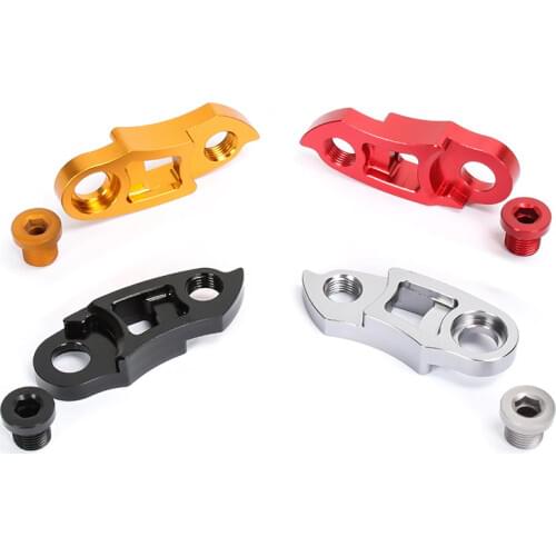 Rear derailleur extension kit bicycle tail hook extension aluminum alloy riding gear adapter mountain bike parts 40T 42T 46T