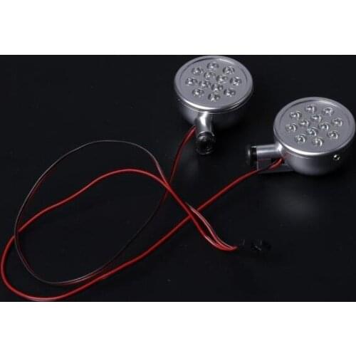 Metal Light Clip with LED Light for 1/5 Hpi Rovan Kingmotor Baja 5b 5t 5sc Truck Rc Car Parts