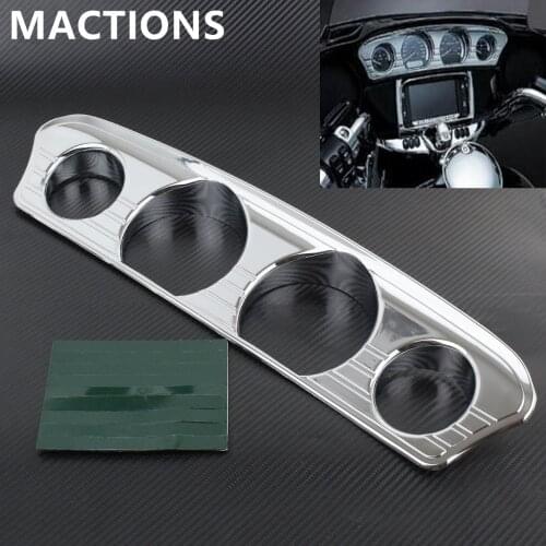 Motorcycle Chrome Tri-Line Accent Trim Cover For Harley Electra Street Glide & Trike 2014-2015 2016 2017